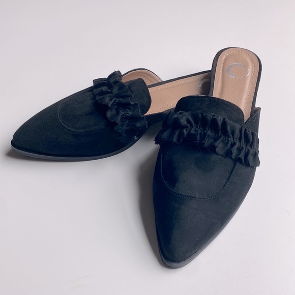 Suede slip on mule - Picture 4 of 6